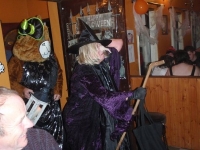 Halloween Party in the Bar. Photograph Marianne Green.